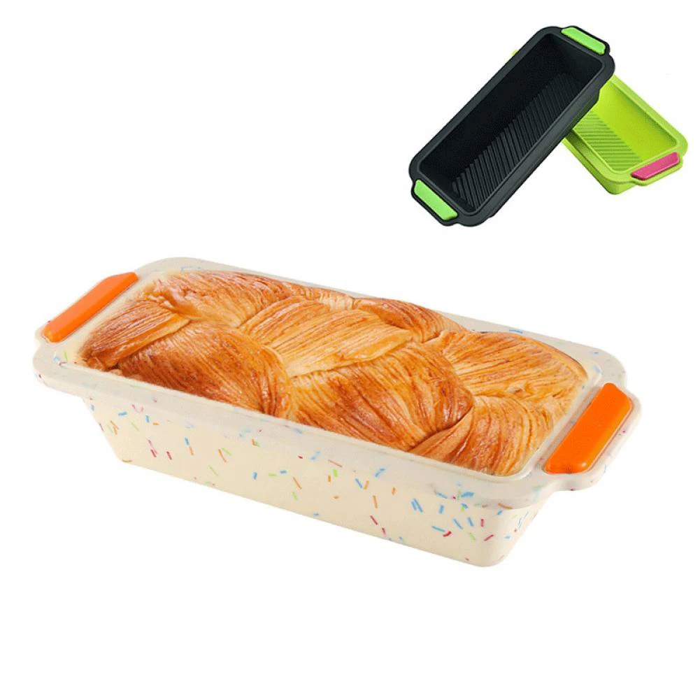 

Silicone Toast Bread Mould Rectangular Non-stick Home Cake Pan Kitchen Pastry Baking Bakeware DIY Soft Bread Mold Durable Gadget