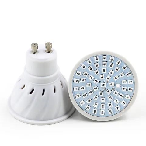 Светодиодная лампа для выращивания THEBSE 48/60/80 LED 9/12/15Вт красный синий