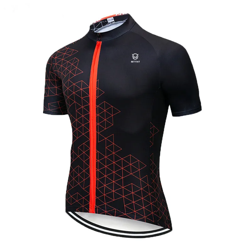 

MTTHT Ropa De Ciclismo Ultraviolet-Proof Men's Cycling Jersey STRAVA Fahrradtrikot Bicycle Team Racing Shirt
