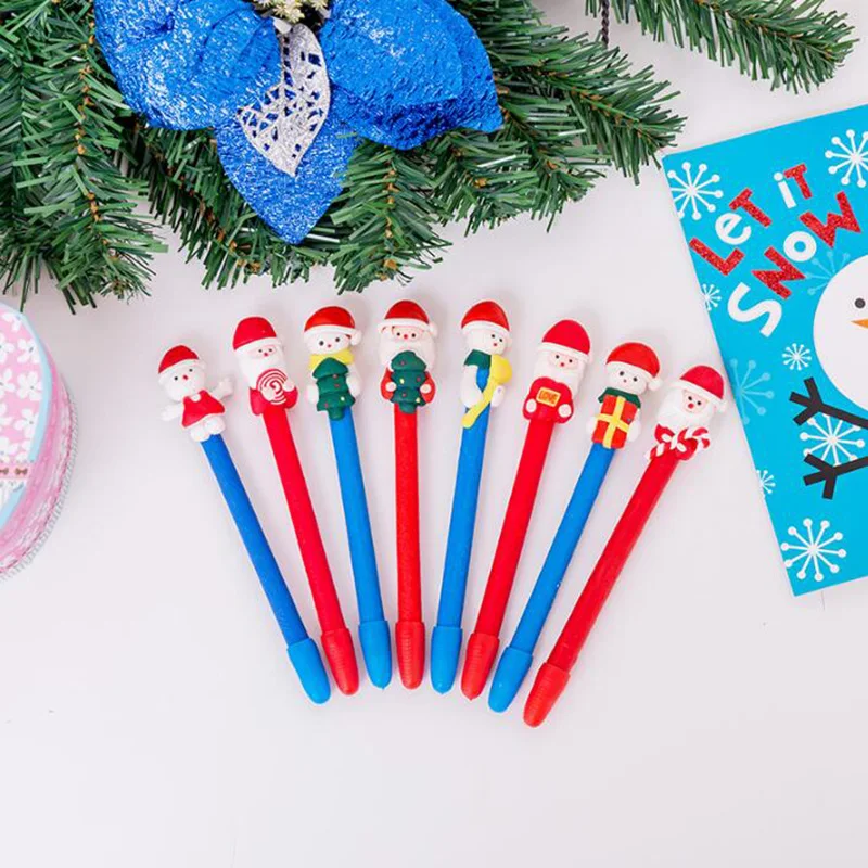 Шариковая ручка с рождественской тематикой 5 шт./лот шариковая из полимерной