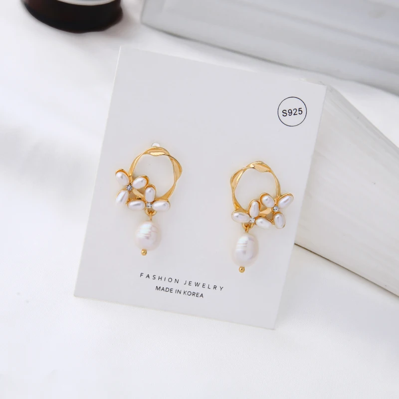 Модное Новое поступление простые дизайнерские милые серьги для женщин корейские