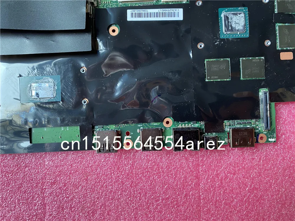 Verkauf Original Laptop Lenovo ThinkPad P50 Motherboard Mainboard I7-6820HQ 4G 01AY443