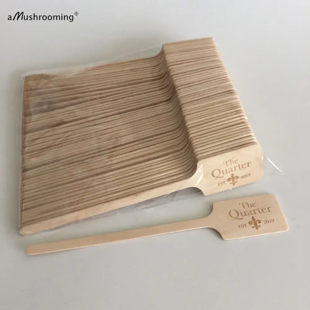 X100 персонализированные аксессуары для бара Коктейльные перемешивающие палочки