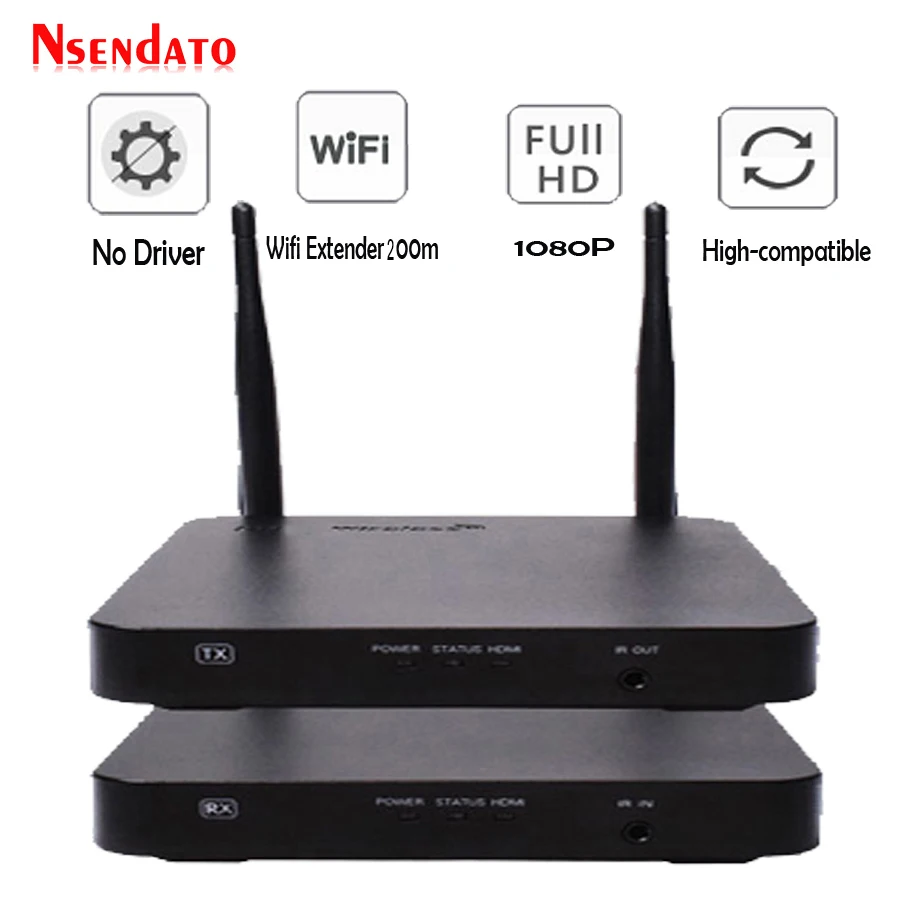 200 м мульти беспроводной HD удлинитель 5 ггц Wifi аудио видео передатчик приемник