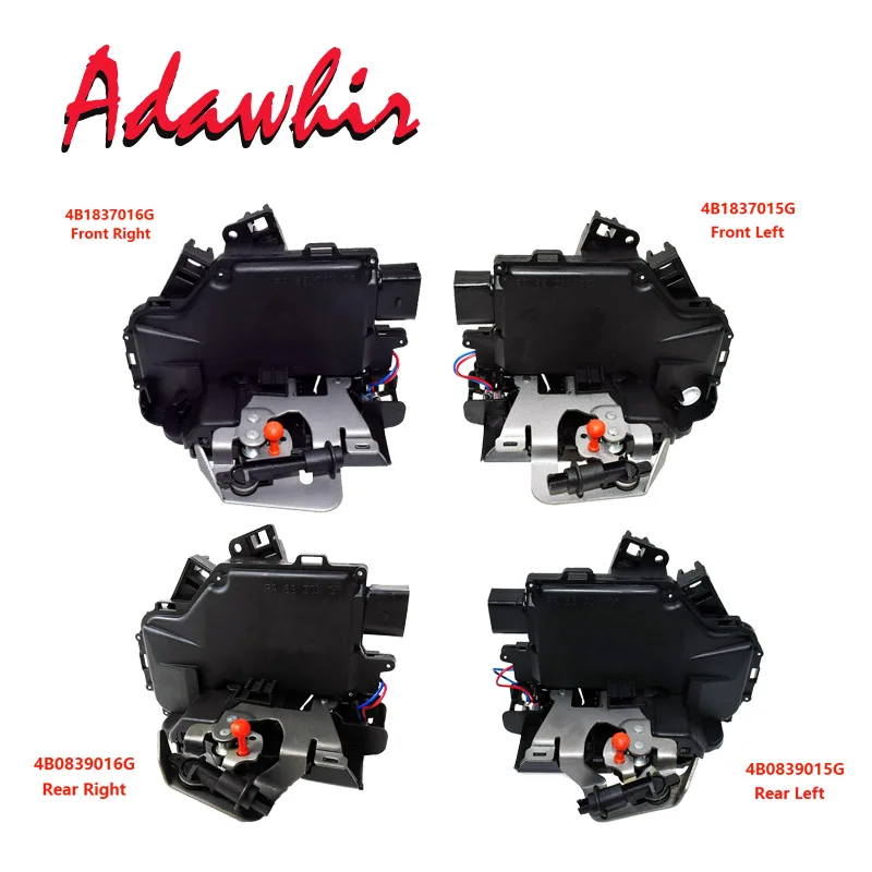 Привод защелки дверного замка для Audi A6 Quattro S6 4B C5 A4 S4 B6 4B1837015G 4B1837016G 4B0839015G