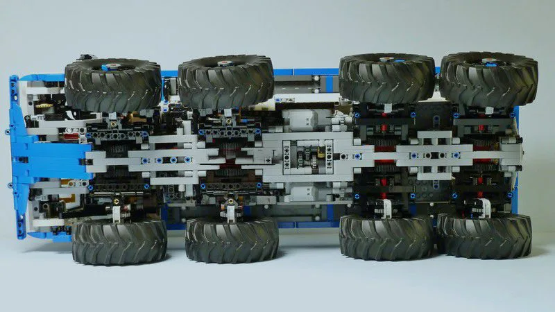 Новая модель инженерного автомобиля MOC Tatra T813 8x8 PROFA Игрушечный трактор самосвала