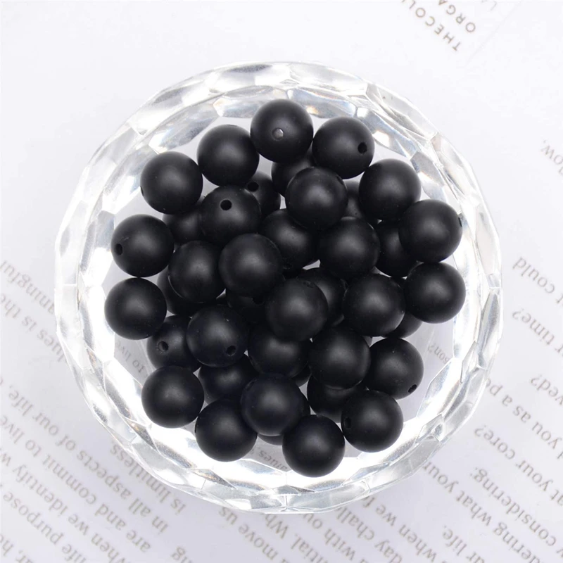 

Black Matte Beads 188 Pcs 8mm Round Gemstone Beads Spacer Charm Beads Natural Stone Beads for Bracelet Jewelry Making