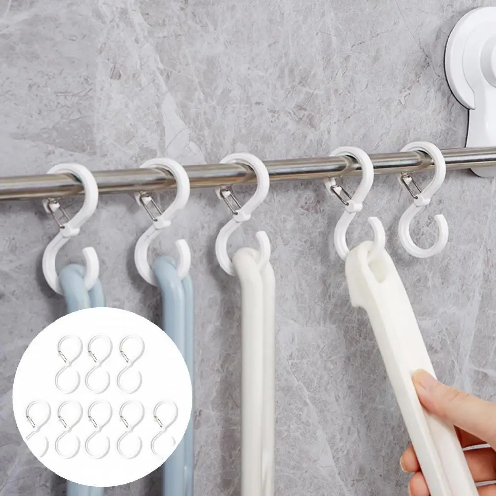 

Hook Convenient Attractive Widely Use S Shape Portable Wardrobe Hanger