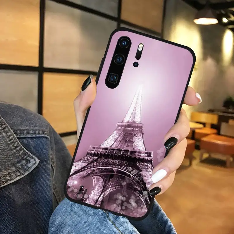 

France Paris the Eiffel Tower Phone Case Funda For Huawei P9 P10 P20 P30 Lite 2016 2017 2019 plus pro P smart