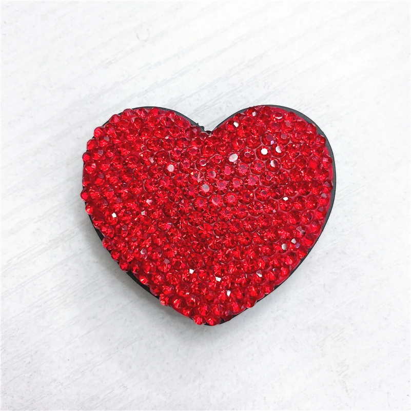 Универсальный держатель для телефона Popsoket Bling Air Bag Diamond SmartPhone Stander для iPhone samsung расширение стентов автомобильное крепление Popsocet - Цвет: Красный