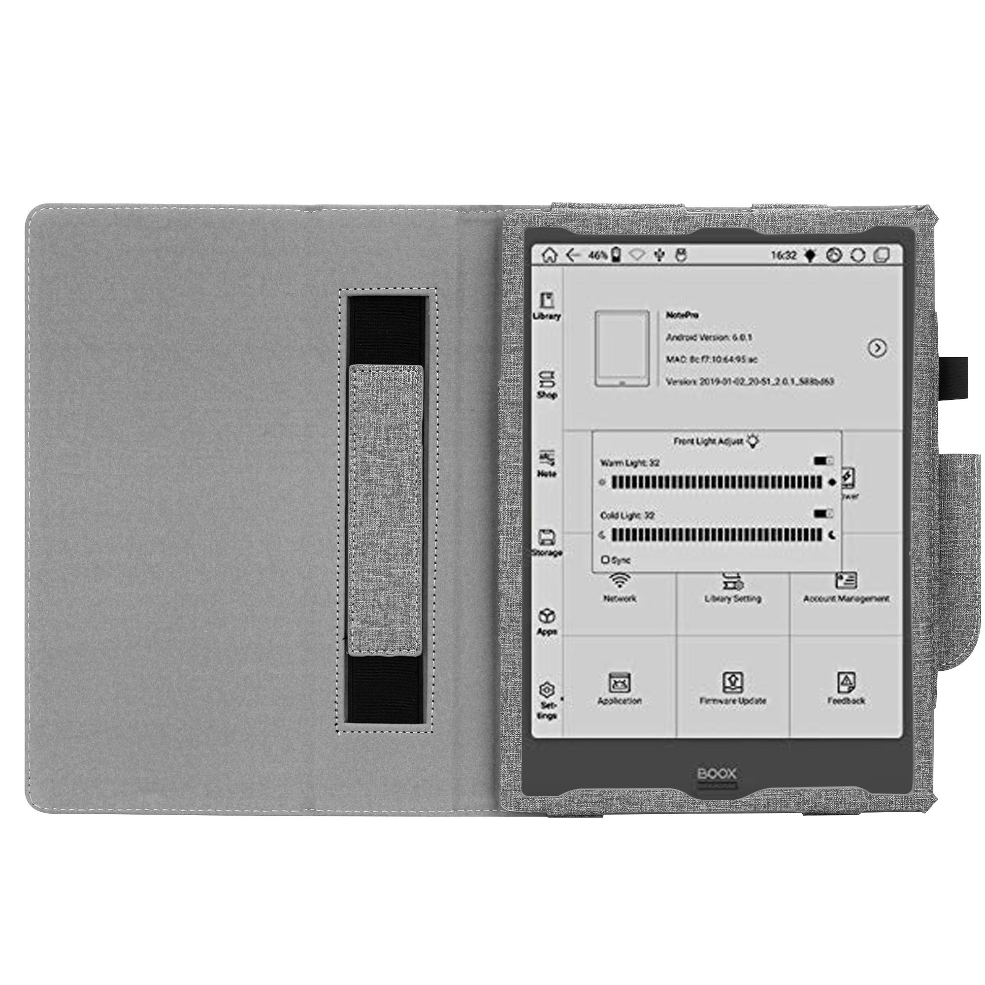 Новинка 2020 чехол для электронной книги Boox Note 2/Note Pro со встроенной подставкой