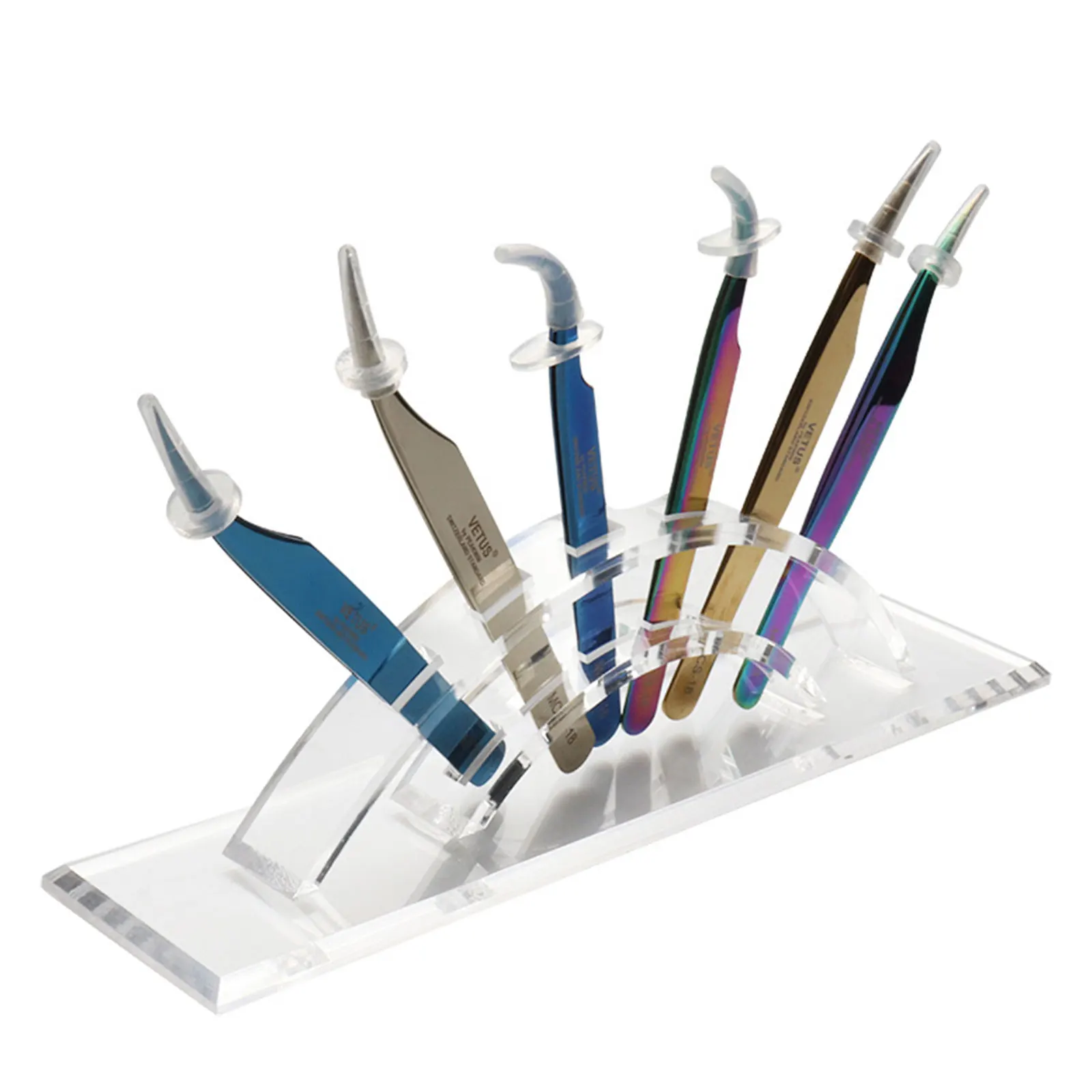 Держатель для пинцета держатель хранения пинцетов наращивания ресниц и бровей