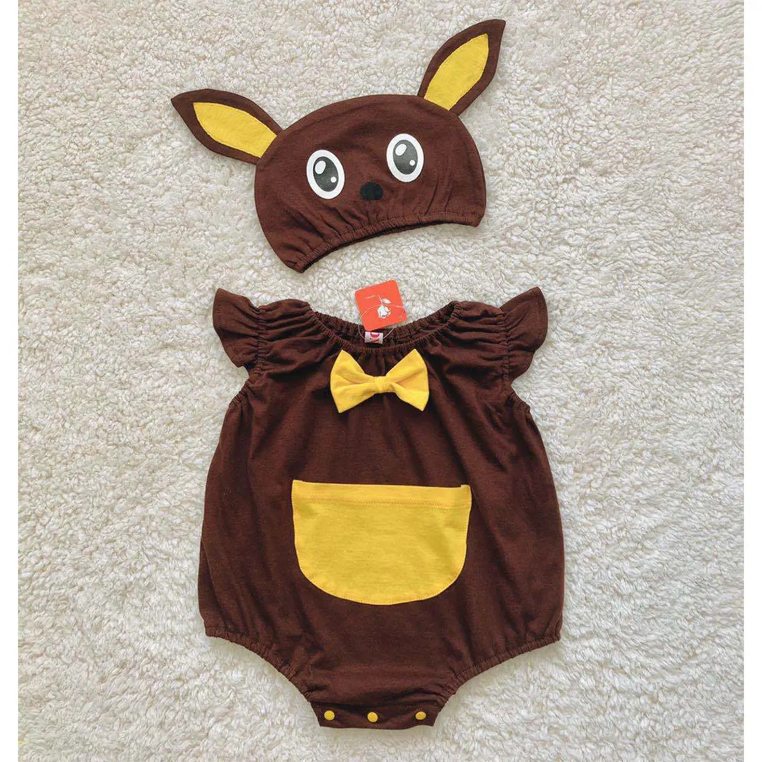 Комбинезоны для маленьких мальчиков короткий костюм-кенгуру младенцев