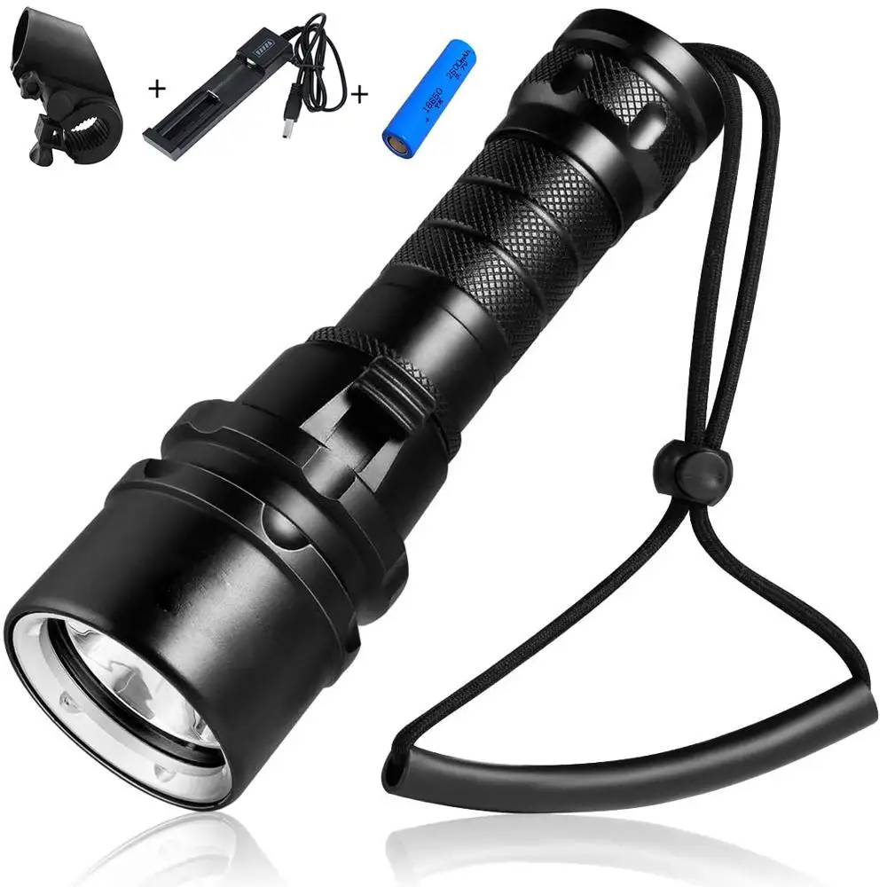 

Led Flashlights Ultra Bright Torch T6/L2 Camping Flashlight 5 Switch Modes Waterproof Zoomable Bicycle Light Use 18650 Battery