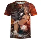 Новинка 2021, летняя футболка с 3D принтом для мужчин и женщин, сексуальная брендовая одежда, летние топы, повседневные смешные футболки в трех направлениях для мужчин и женщин