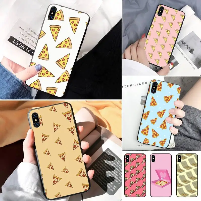 Чехол для телефона в скандинавском стиле с изображением пиццы Iphone 11 Pro Max Xr Xs 6S 8 7
