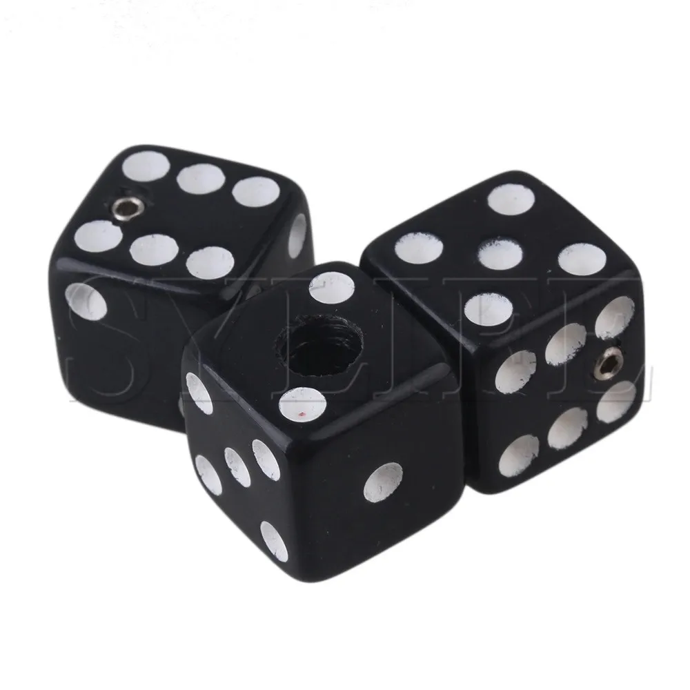 3 шт. черные игральные кости ручка управления громкостью с гаечным ключом пластик