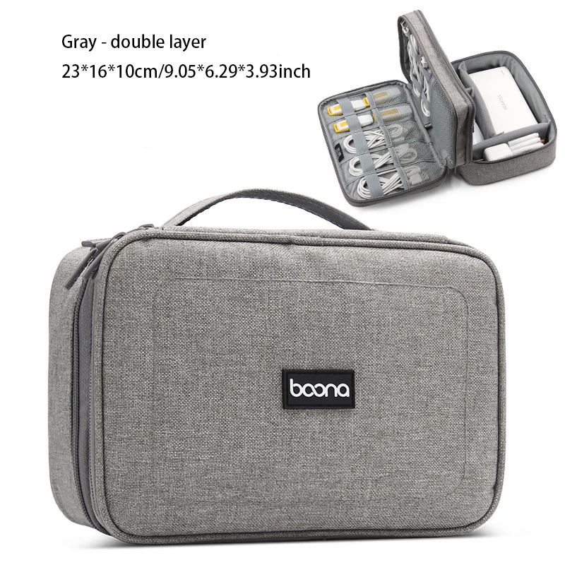 Pаспродажа Дорожная сумка-Органайзер для электронных аксессуаров и наушников