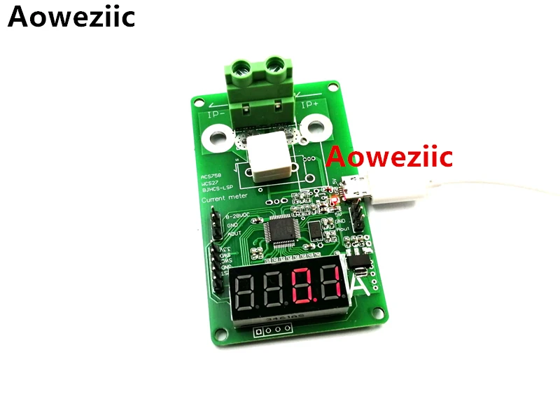 WCS2702 DC 0-2A измеритель тока Аналоговый сигнал Выход подходит для разработки USB
