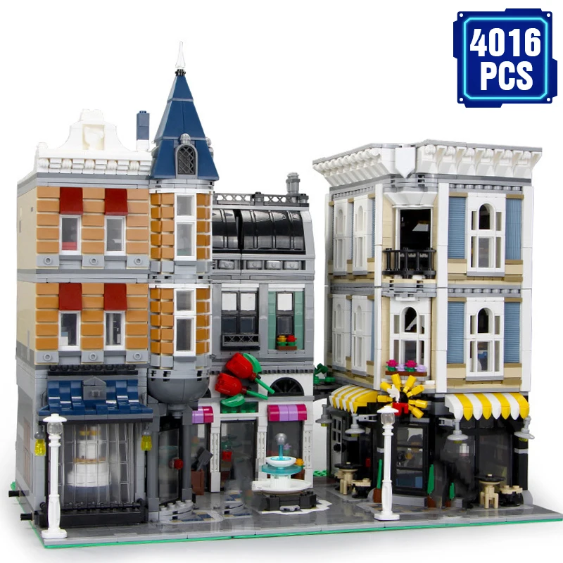 

(In Stock) 10255 Assembly Square Building Blocks Set Creator Expert Street View Christmas gifts for children