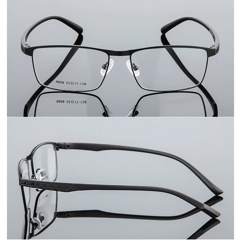 Мужская оправа для очков HF9808 металлическая по рецепту близорукости и 2020|Мужские