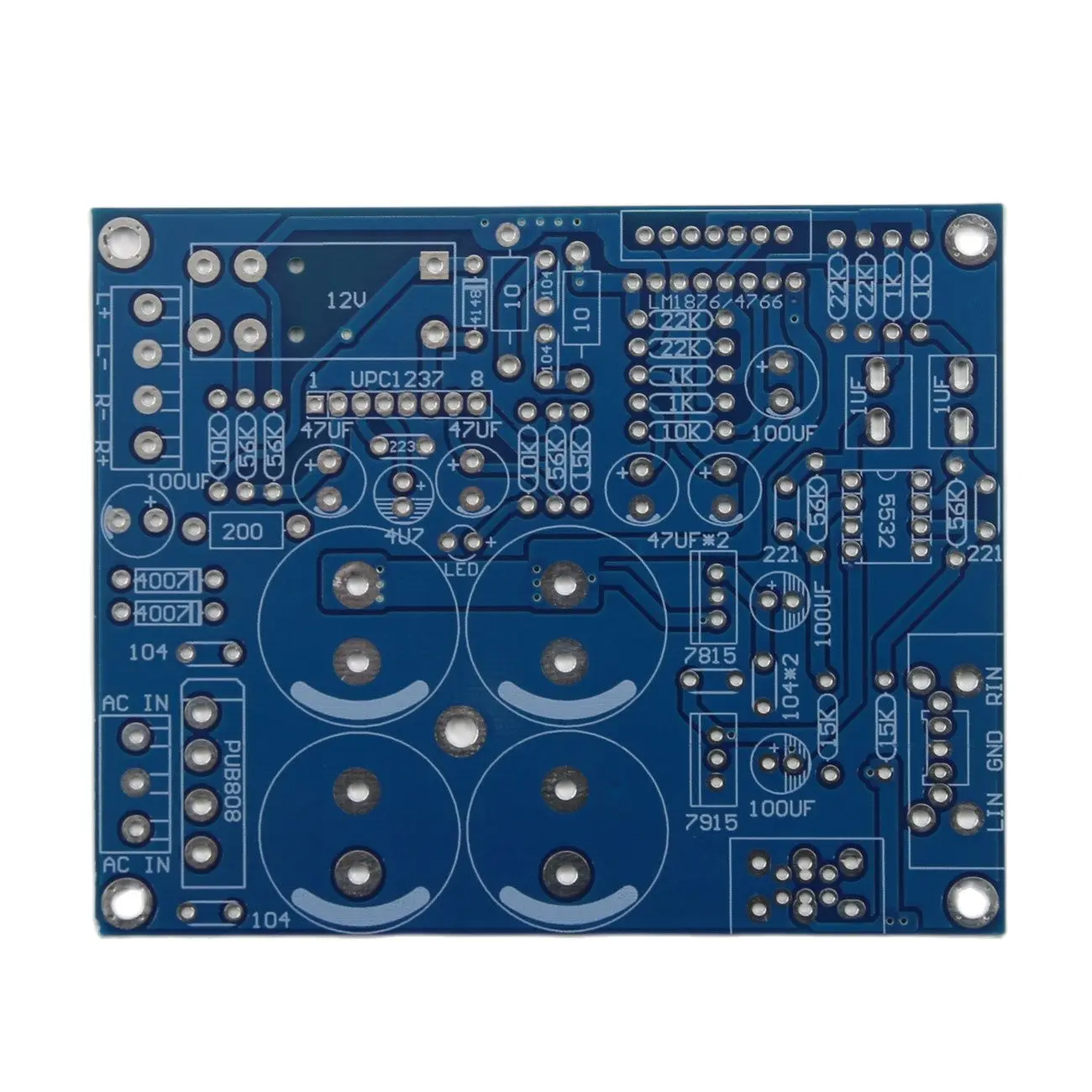 LM1876TF LM4766 + 5532 Предусилитель HiFi Домашняя Плата Усилителя.