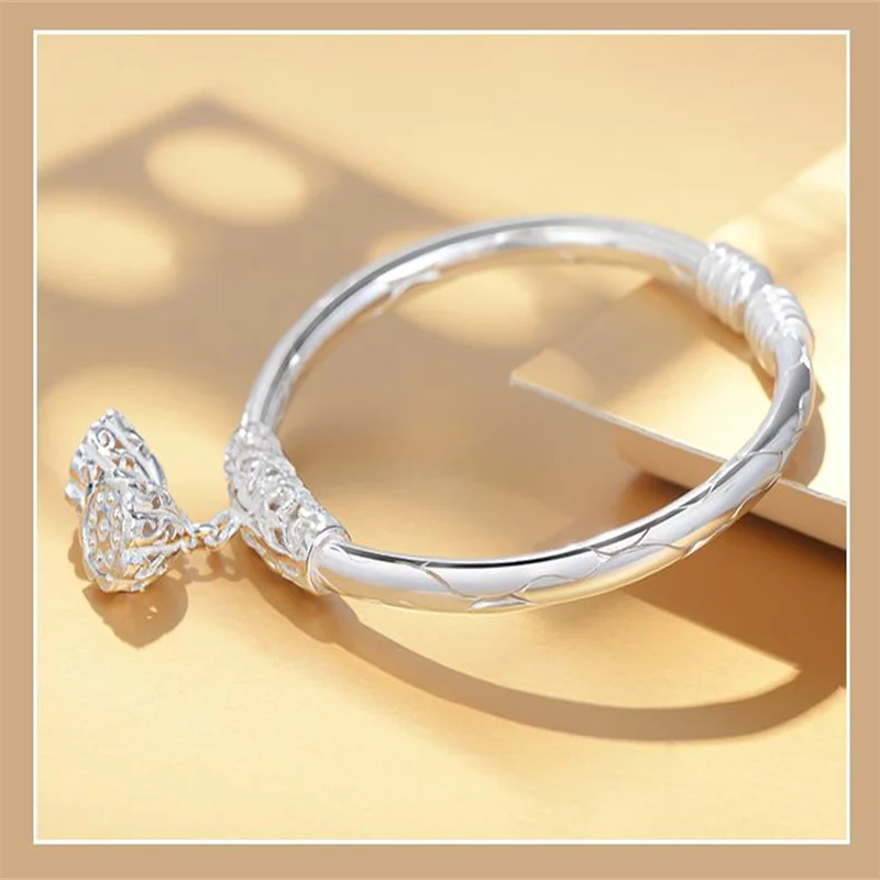 Новинка 2024 серебряные ювелирные изделия женский браслет стиль S999 индивидуальный