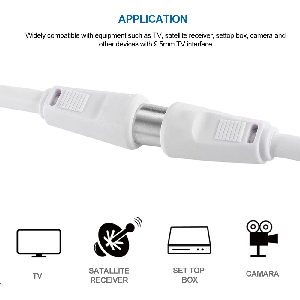 Радиочастотный светодиодный коаксиальный цифровой антенный кабель ТВ для