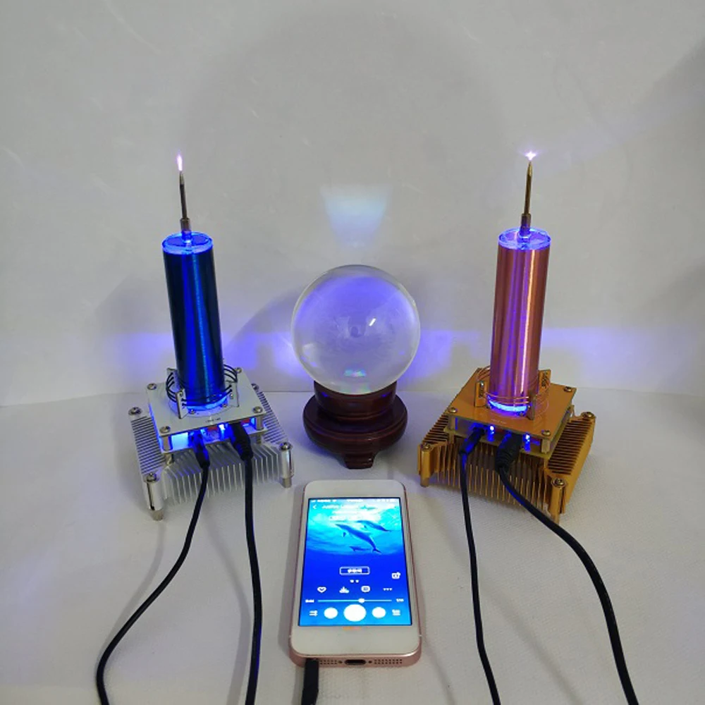 

Electronics Multifunctional Audio Music Tesla Coil Module Plasma Speaker Wireless Transmission Sound Solid Science