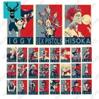 Постер аниме JOJO, итальянская манга, жестяное украшение на стену вывеска металлическая пластина, для дома, гостиной, детской комнаты, металлическая декоративная картина