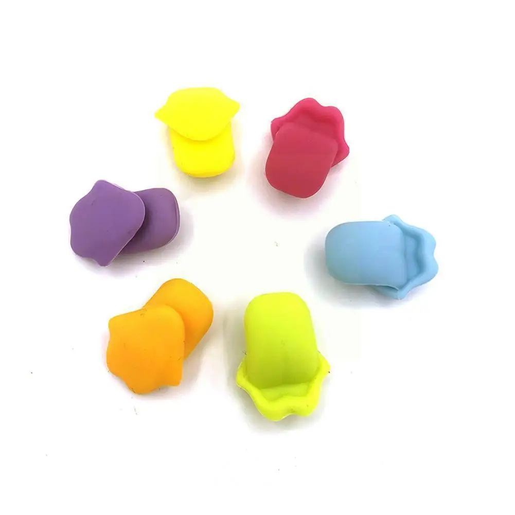 

New 6pcs Silicone Red Wine Glass Novelty Pineapple Tag For Party Labels Pendant Charm Identification Cup Drinking Signs R9I9