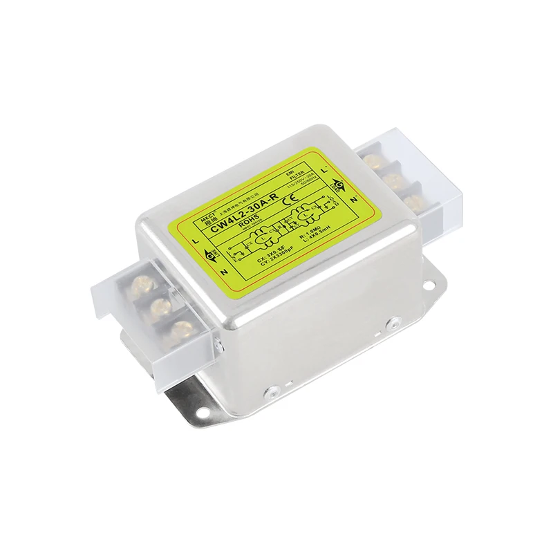 Клемм-блок 115 в 230 В биполярный мощный антиинтерференционный фильтр EMI для очистки