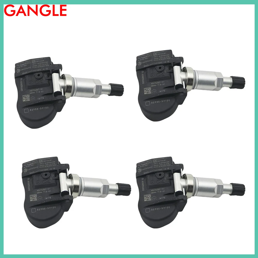 Датчик давления в шинах KIA OPTIMA (JF) SORENTO TPMS датчик 433 МГц для 2015 2016 2018 2019 2020 HYUNDAI 52933-D9100