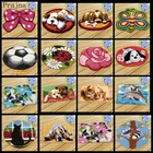 Набор крючков Prajna для вышивки ковровых покрытий, набор крючков с нечеткими задвижками в виде животных из мультфильмов, пакет для кнопок ковровых покрытий, упаковка для ковровых покрытий сделай сам