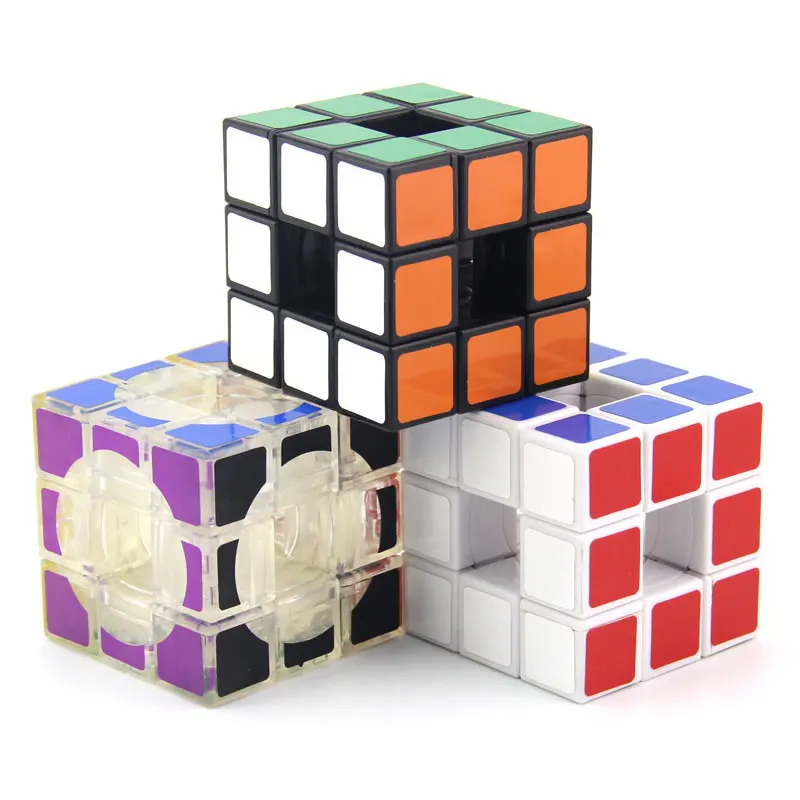 LanLan полый 3x3x3 магический куб 3x3 профессиональная скоростная головоломка, обучающие игрушки для детей, антистресс