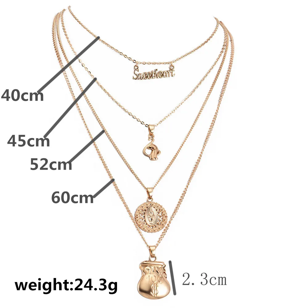 Модное ожерелье ALYXUY с надписью Дева Мария в европейском и американском стиле