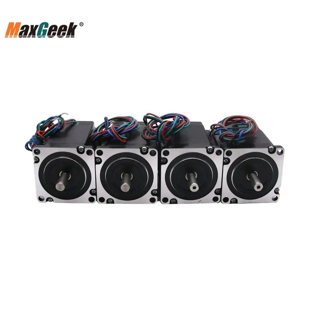 Maxgeek MACH3 CNC 4-осевой комплект (контроллер шагового двигателя TB6560 + 4 шт. Nema23 57