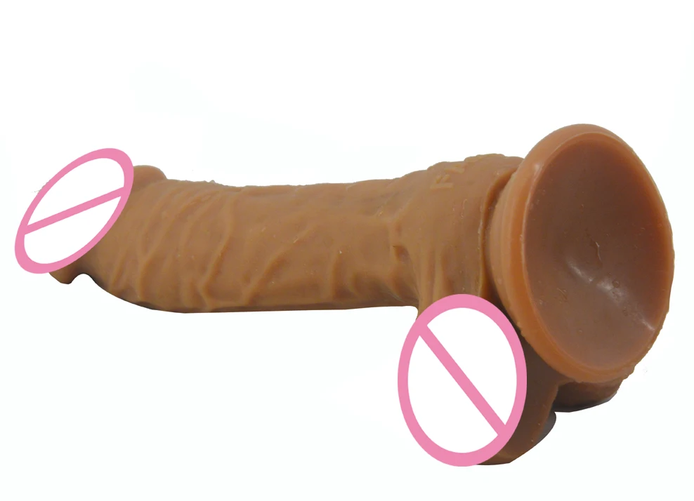 Реалистичный фаллоимитатор FAAK двухслойный силиконовый мужской искусственный