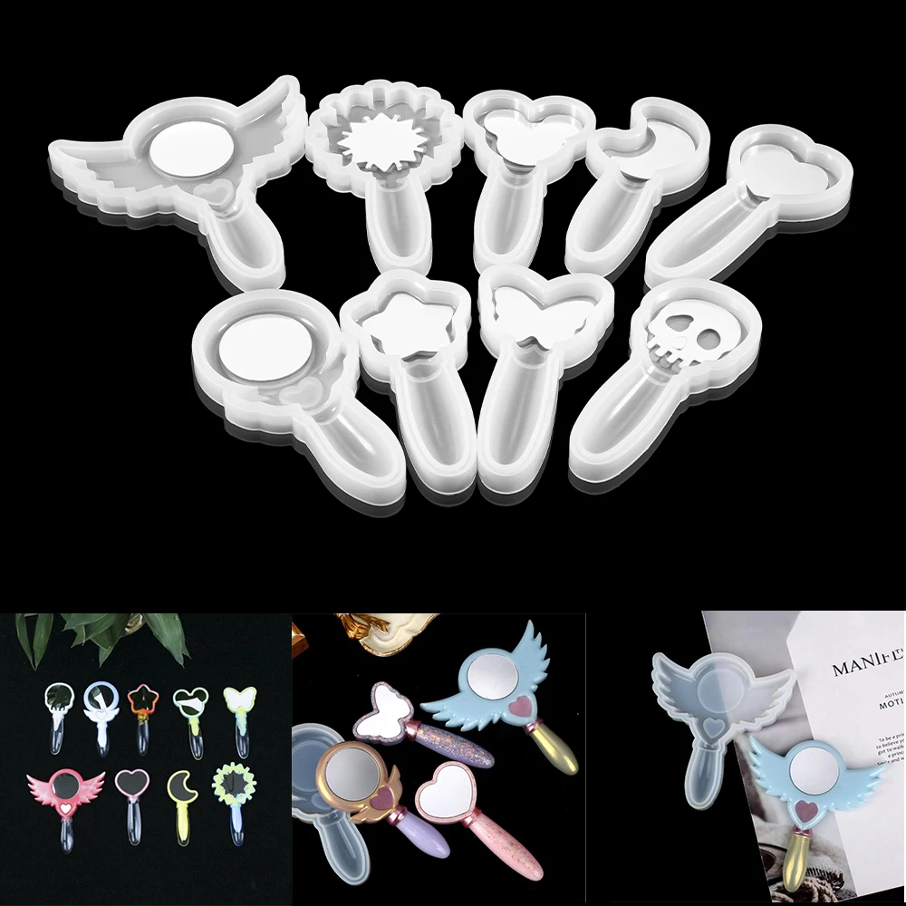 9 стилей маленькая Волшебная зеркальная силиконовая полимерная форма DIY