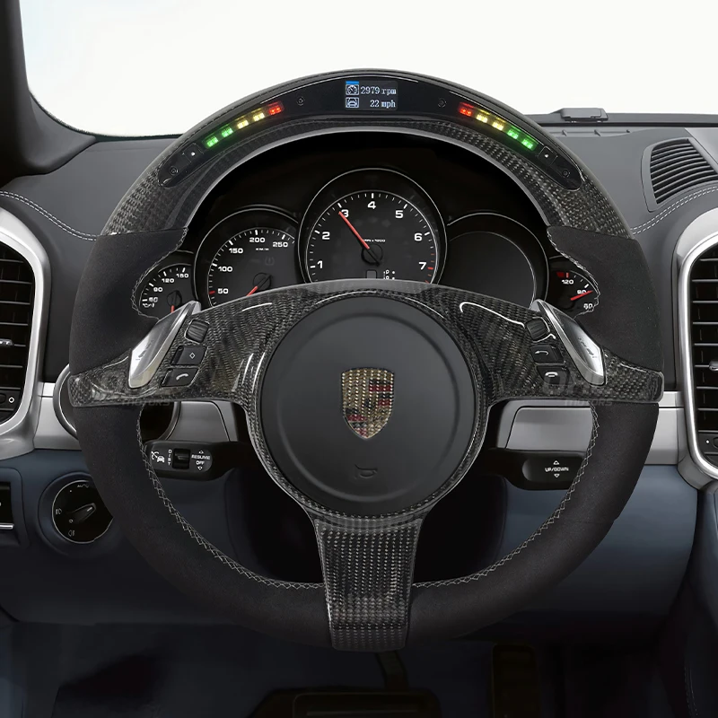 

Светодиодное гоночное рулевое колесо, совместимое с Porsche WY