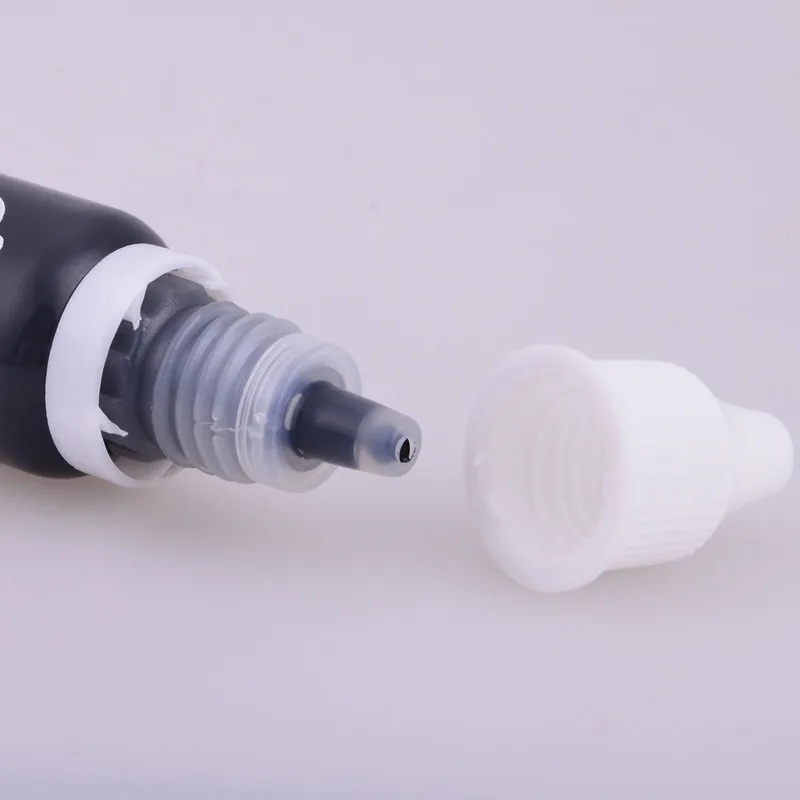 15ml 4 Colors Black Permanent Makeup Micro Pigments Set BTCH Tattoo Ink Cosmetic Kit for Tattoo Eyebrow Lip Makeup Mixed Color