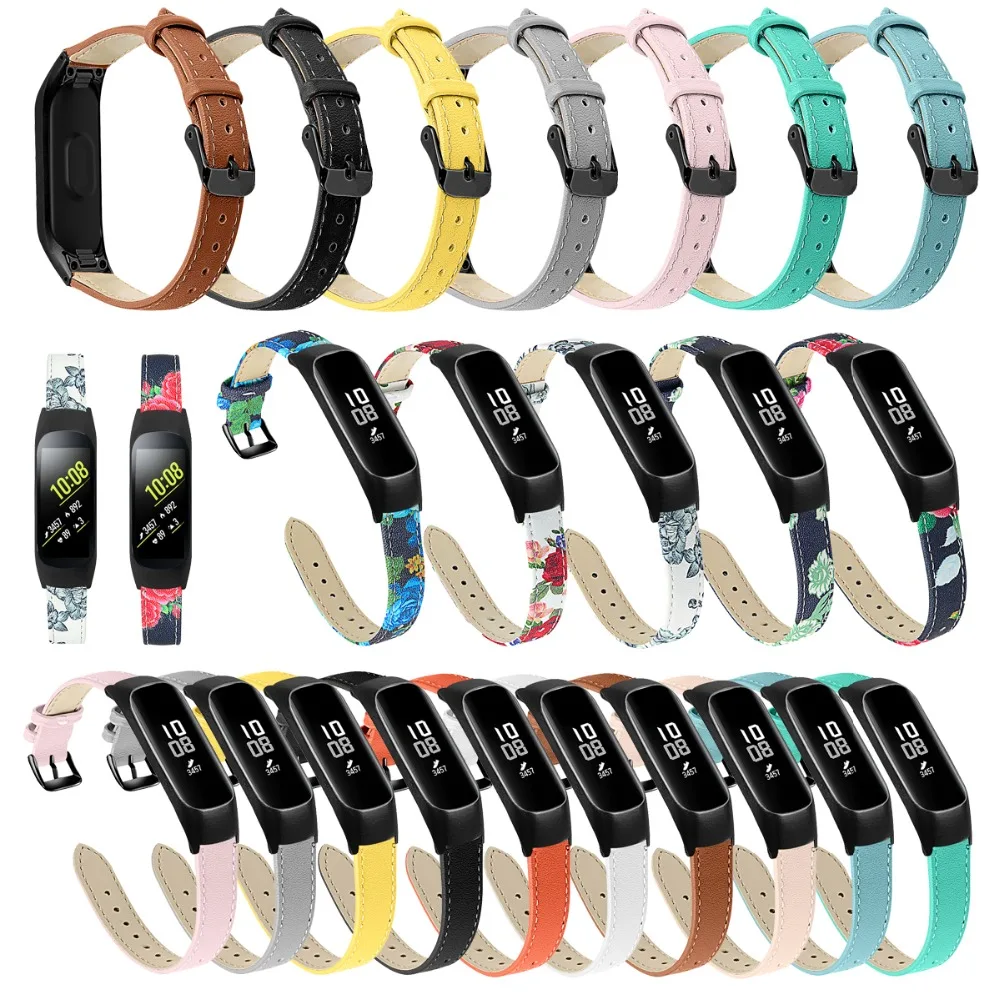 Подлинный классический кожаный ремешок для samsung galaxy fit-e SM-R375 ремешок с чехлом с пряжкой Шестерня классические ремешки бизнес-часы