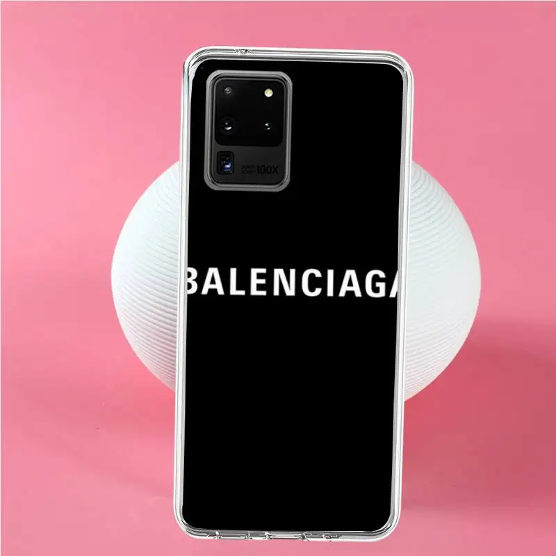 

B-Balenciaga Phone Case For Samsung S6 S7 S7 edge S8 S8 Plus S9 S9 Plus S10 S10 plus S10 E(lite)