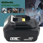 Сменный литий-ионный аккумулятор BL1880B 18 в 400 Ач для Makita 18 в аккумулятор BL1840 BL1850 BL1830 BL1860B LXT сбалансированная защита ячеек