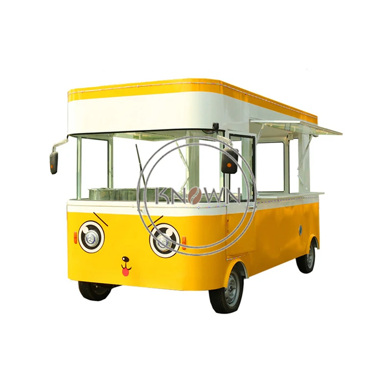 Современный автобус Еда грузовик фестиваль мобильный Кухня Кофе бар пузырь Чай