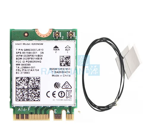 2 4 г/с) Wi Fi 5 ГГц WI FI BT Wlan для Intel 8265NGW 8265.NGWMG.NV Беспроводной постоянного/переменного