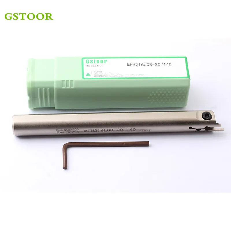 1PC MFH216R08 20/140 MFH216L08 CNC lathe Cutter Spring Steel Turning Tool Holder Internal Grooving For MGMN200 | Инструменты