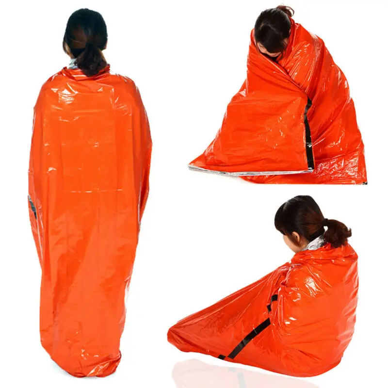 

Outdoor First-Aid Survival Emergency Tent Blanket Sleep Bag Camping Shelter Gear