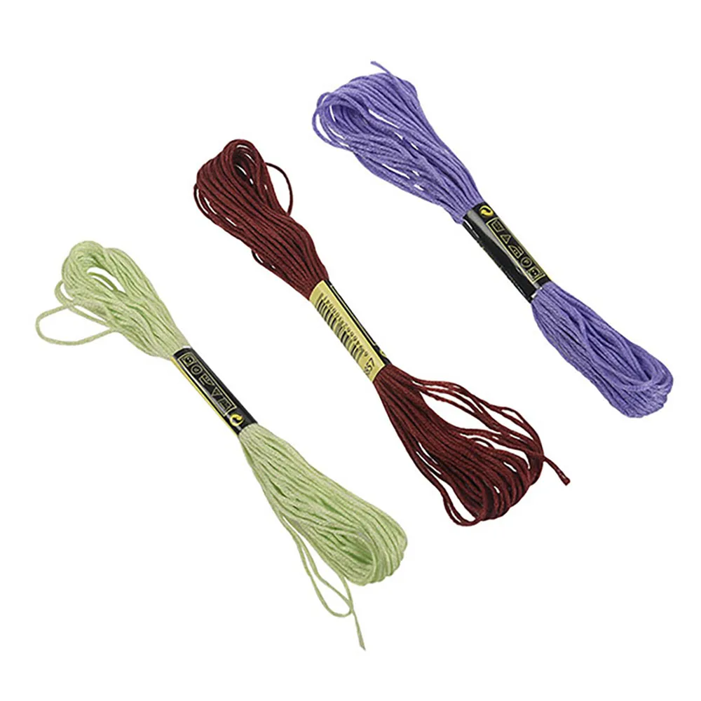 Многоцветный нить Аналогичная DMC Вышивка крестом Хлопок Шитье моток пряжи