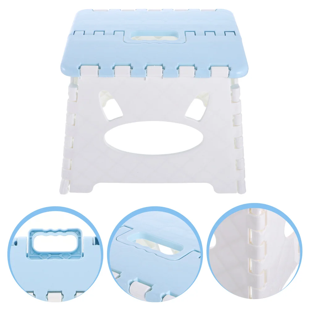 

1pc Thickened Folding Stool Step Stool Foldable Stool For Outdoor